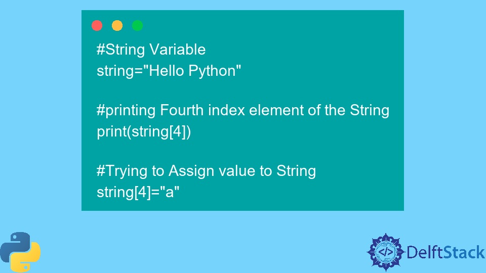 support item assignment python